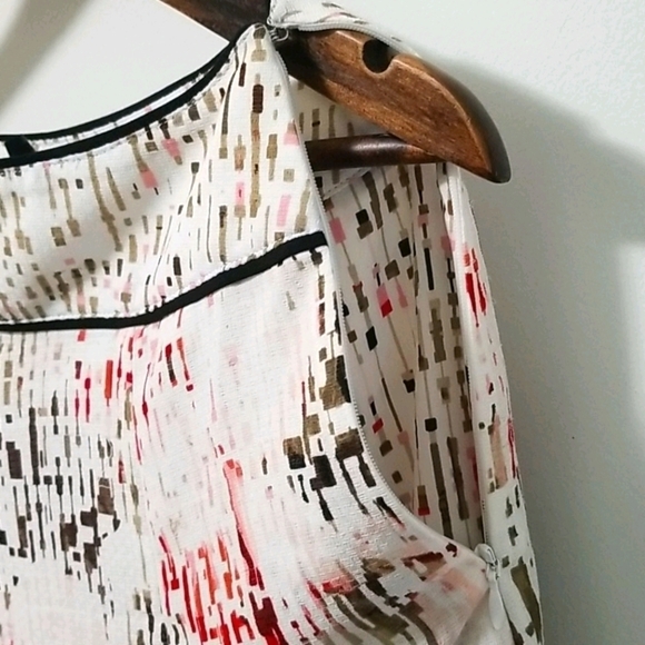 White House Black Market Women's Skirt Size 2 Mini Layered Flaired - Picture 5 of 7